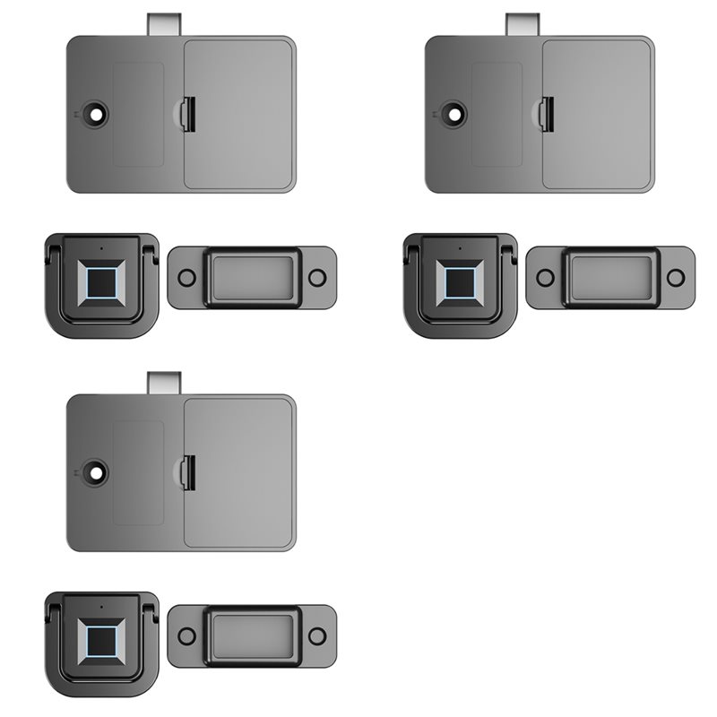 Smart Home Lock - N13R-(Durable) 3X Smart Drawer Fingerprint Lock