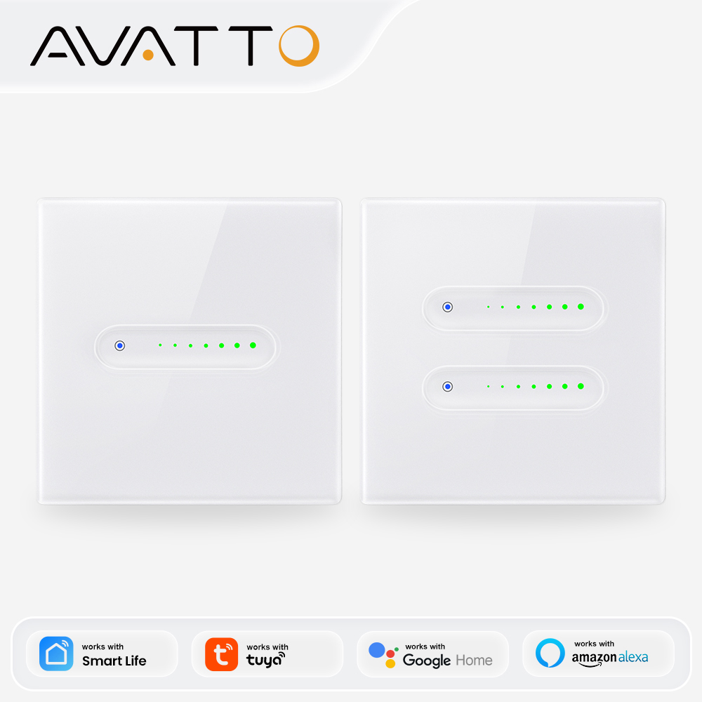 Smart Home Tuya - AVATTO WiFi 1/2 Gang Smart Dimmer
