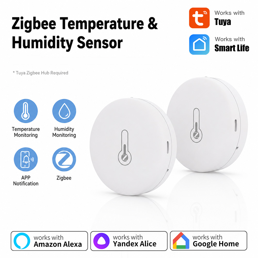 Smart Home News - Tuya Zigbee Temperature And Humidity Sensor