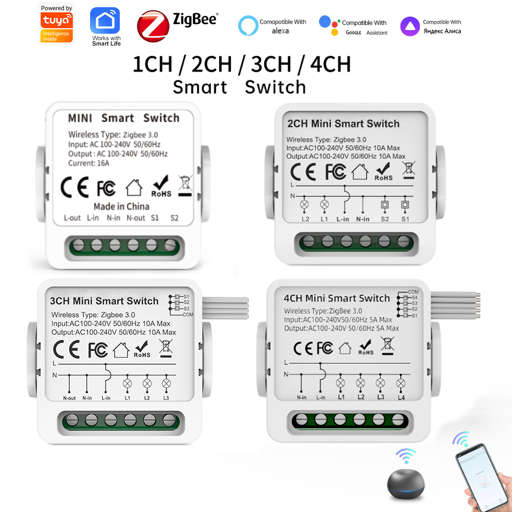 Smart Home Ikea - Tuya Zigbee 3.0 Smart Switch 1/2/3/4-Way