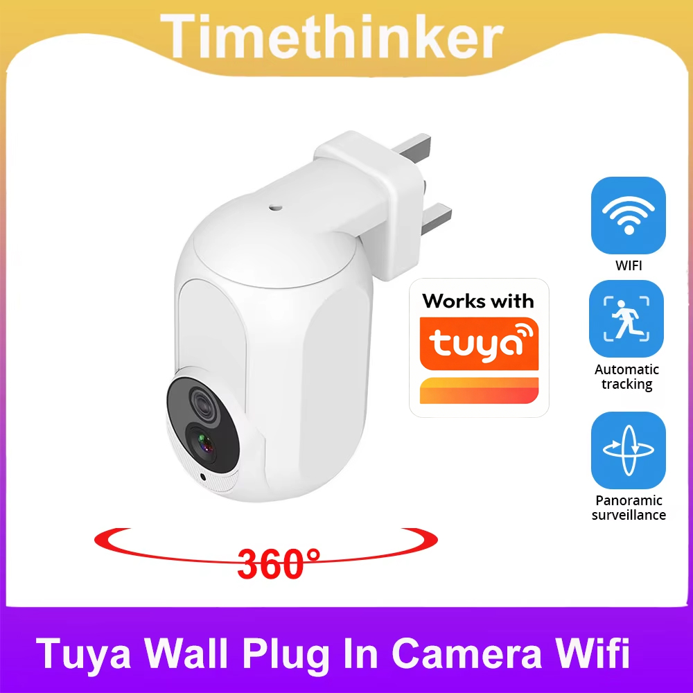Smart Home Battery Camera Ezviz - Tuya Wall Plug In Camera Wifi