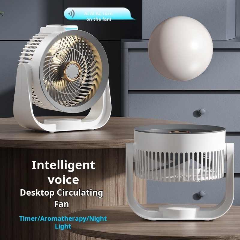 Smart Desk Fan Voice Activated - огляд і ціна Smart Home Usb