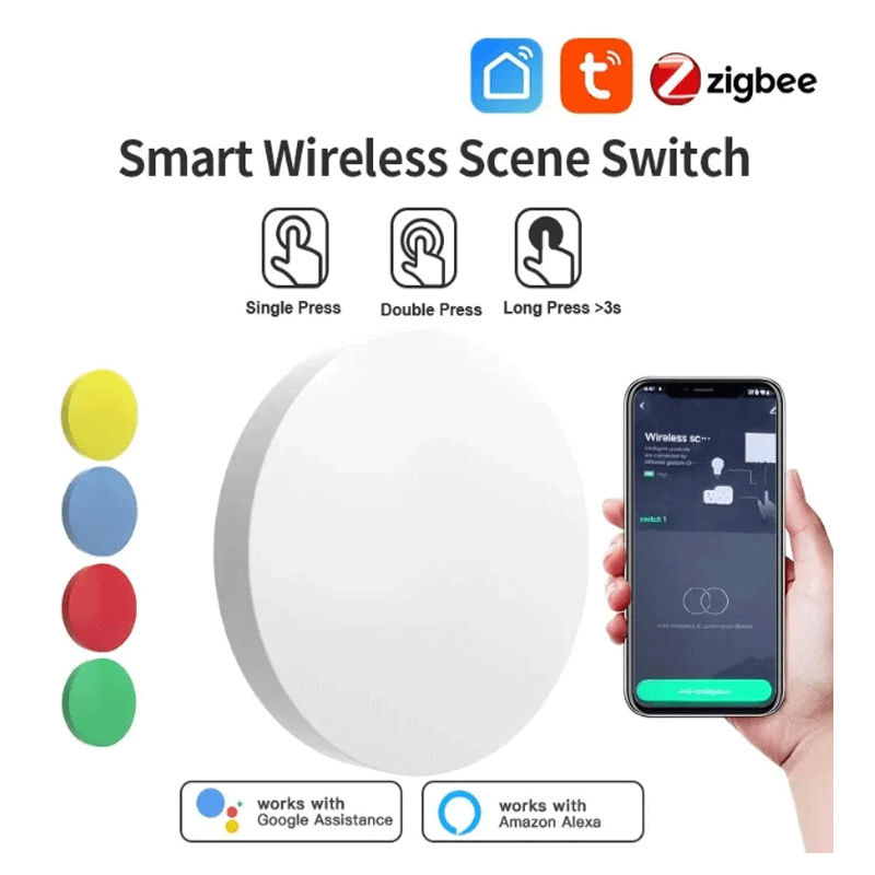 Tuya ZigBee Smart Wireless But - огляд і ціна Smart Home Tuya
