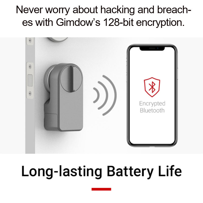 GIMDOW Bluetooth-compatible Ga - огляд і ціна Smart Home Lock