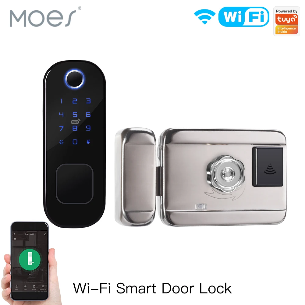 MOES WiFi Tuya Smart Lock Door - огляд і ціна Smart Home Lock