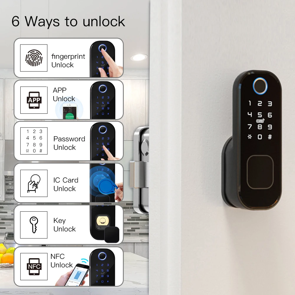 MOES WiFi Tuya Smart Lock Door - огляд і ціна Smart Home Lock