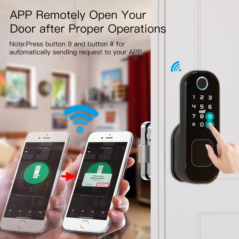 MOES WiFi Tuya Smart Lock Door - огляд і ціна Smart Home Lock