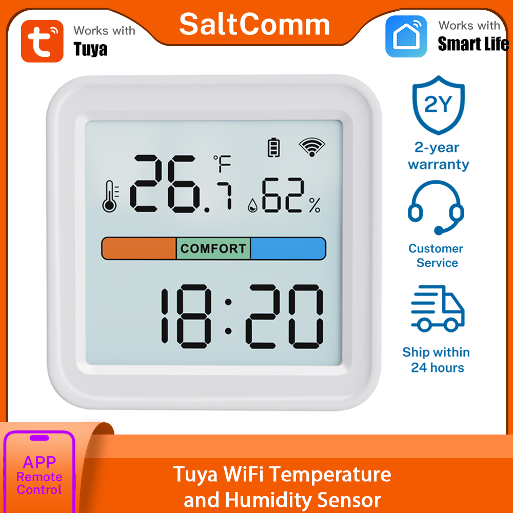 Tuya New WiFi Temperature Humi - огляд і ціна Smart Home Tuya