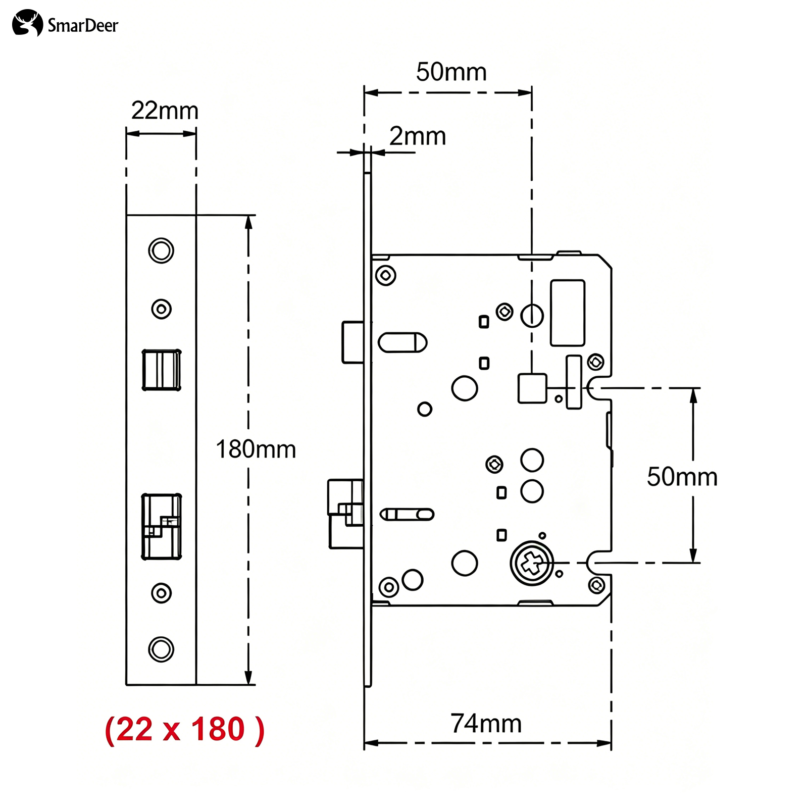 Adaptive Electronic Lock Body  - огляд і ціна Smart Home Lock
