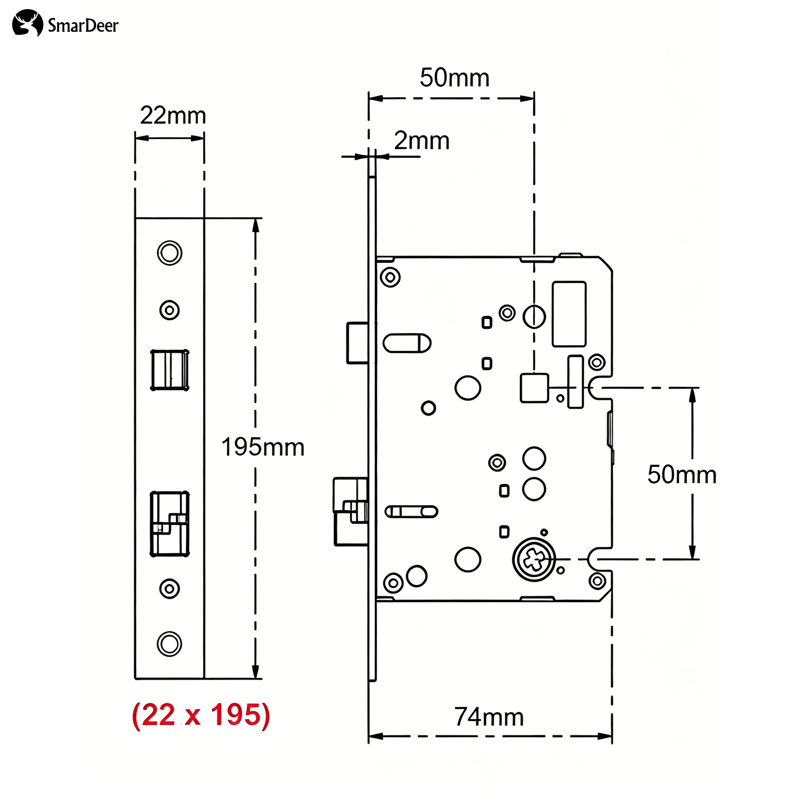 Adaptive Electronic Lock Body  - огляд і ціна Smart Home Lock