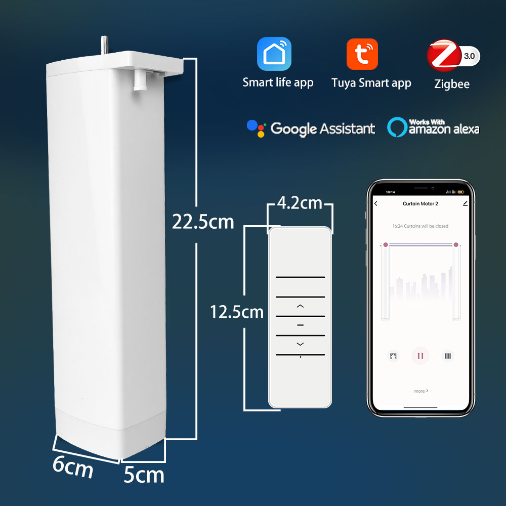 Tuya ZigBee Alexa Smart Curtai - огляд і ціна Smart Curtain Robot
