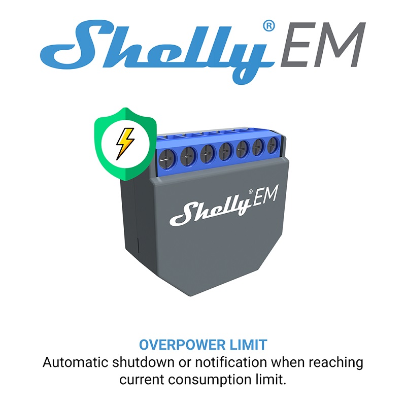 SHELLY EM Wifi Smart Life Cont - огляд і ціна Smart Home Google