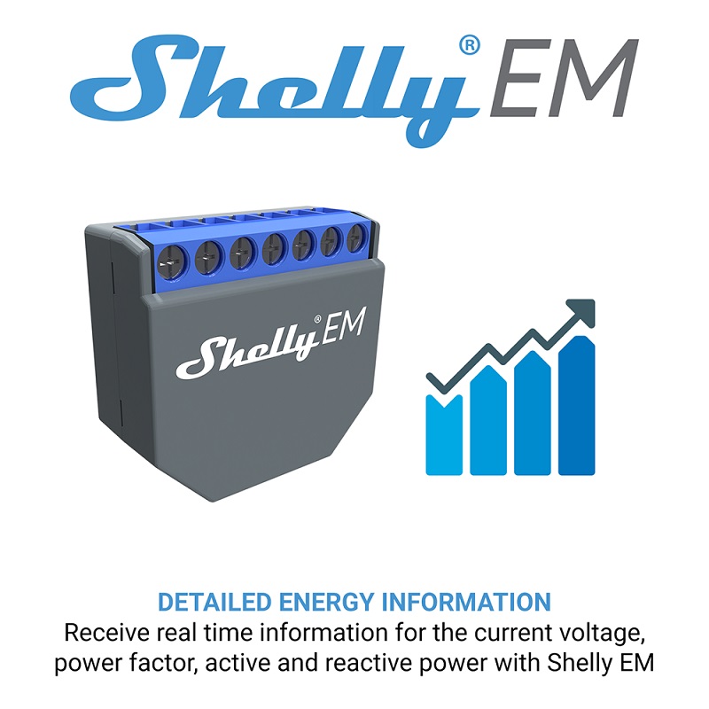 SHELLY EM Wifi Smart Life Cont - огляд і ціна Smart Home Google
