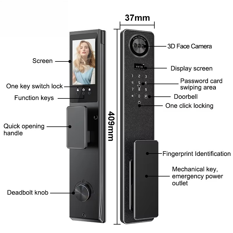 Tuya WiFi Smart Door Lock, Hom - огляд і ціна Smart Home Lock