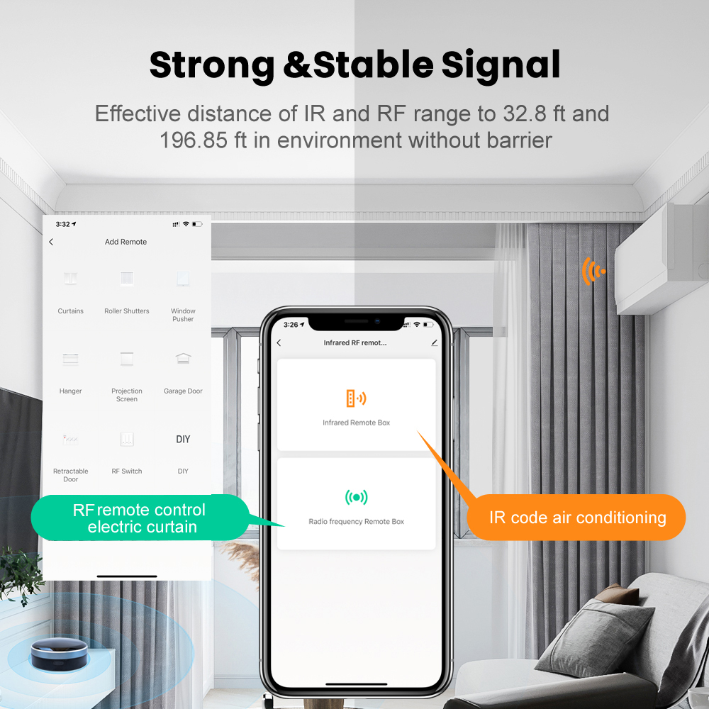 Tuya IR RF 433/315 Universal W - огляд і ціна Smart Home Orvibo