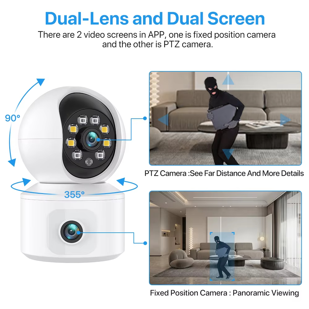 6MP iCsee WiFi IP Camera Dual  - огляд і ціна Smart Home Battery Camera Ezviz