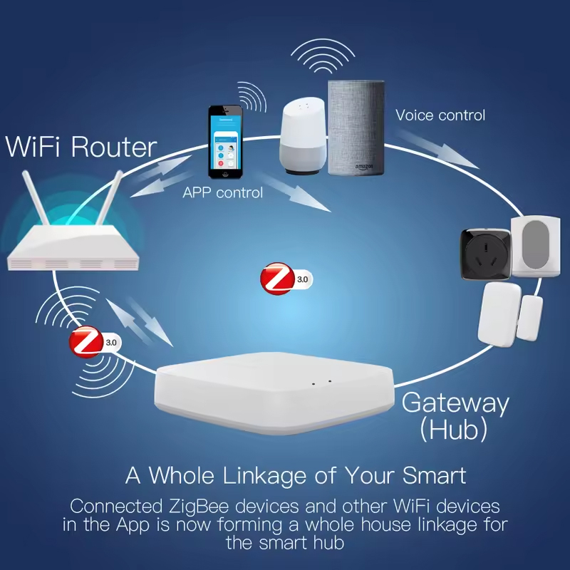 Moes Tuya ZigBee 3.0 Smart Gat - огляд і ціна Smart Home Vimar