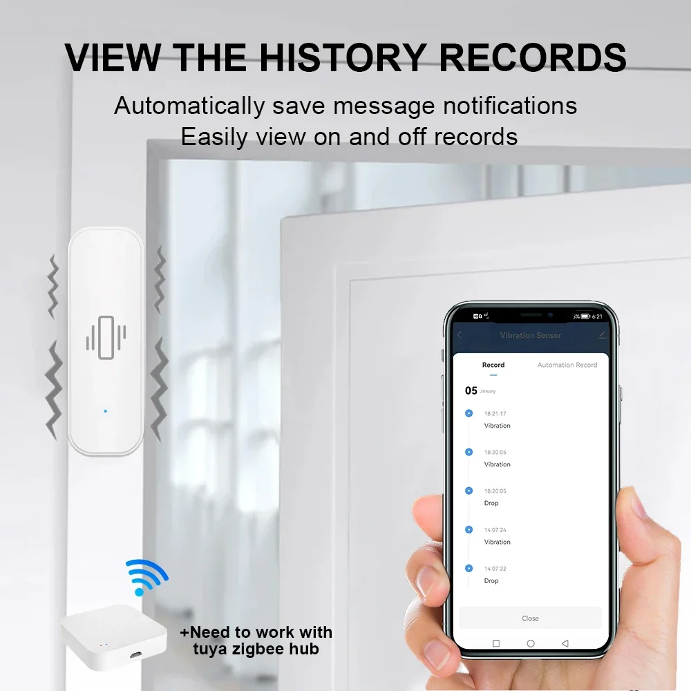 Smart ZigBee Vibration Sensor  - огляд і ціна Smart Home News
