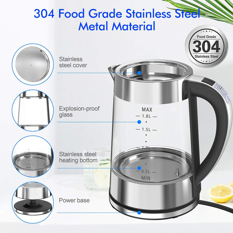 Smart Thermostatic Glass Elect - огляд і ціна Home Smart Kettle