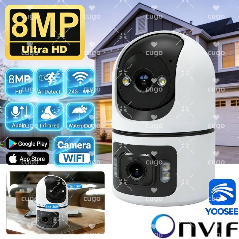 8MP WiFi IP Camera Dual Lens B - огляд і ціна Smart Home Battery Camera Ezviz