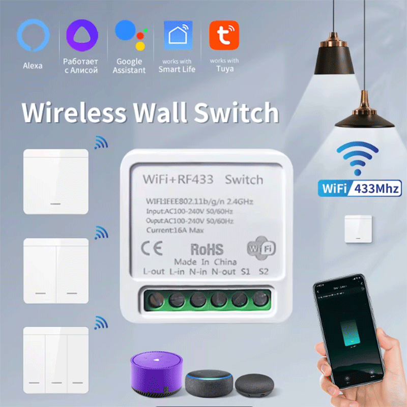 Tuya WiFi Smart Light Switch S - огляд і ціна Smart Home Ikea