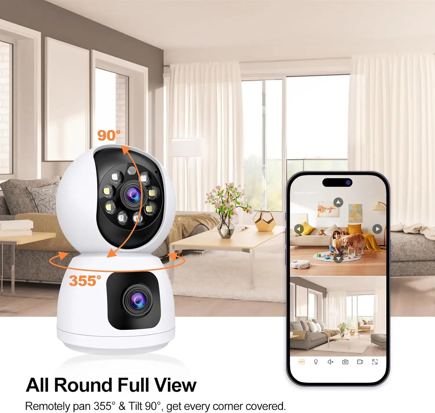 6MP Tuya 2.4G/5G Dual Band WiF - огляд і ціна Smart Home Battery Camera Ezviz