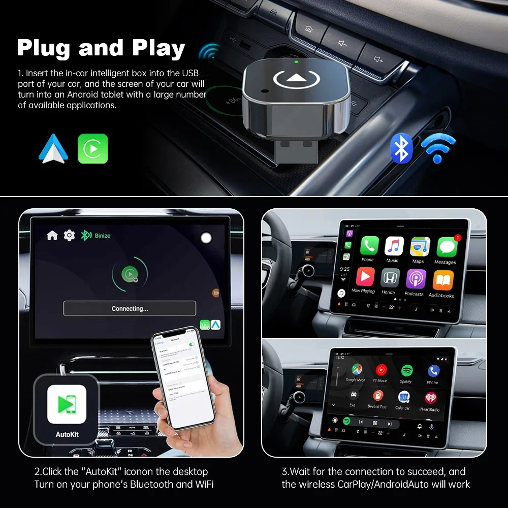 New Wireless CarPlay Android A - огляд і ціна Smart Home Usb