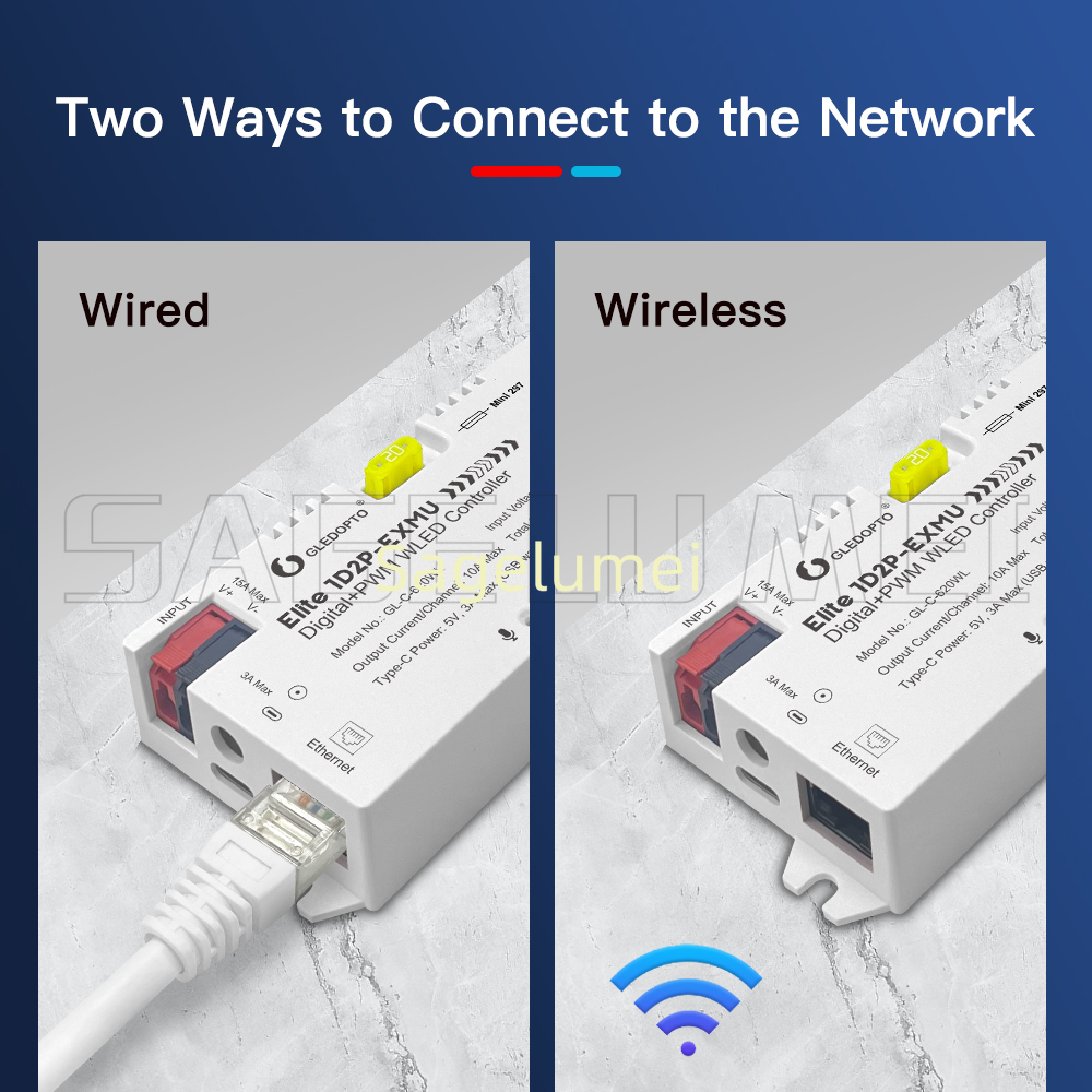 WLED Controller Elite 1D2P-EXM - огляд і ціна Wifi Led Dimmer