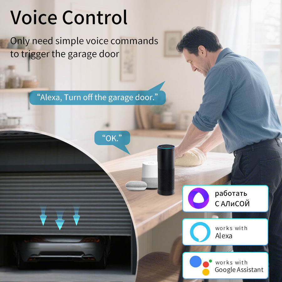 Tuya Smart WiFi or Zigbee Gara - огляд і ціна Smart Home Google Assistant