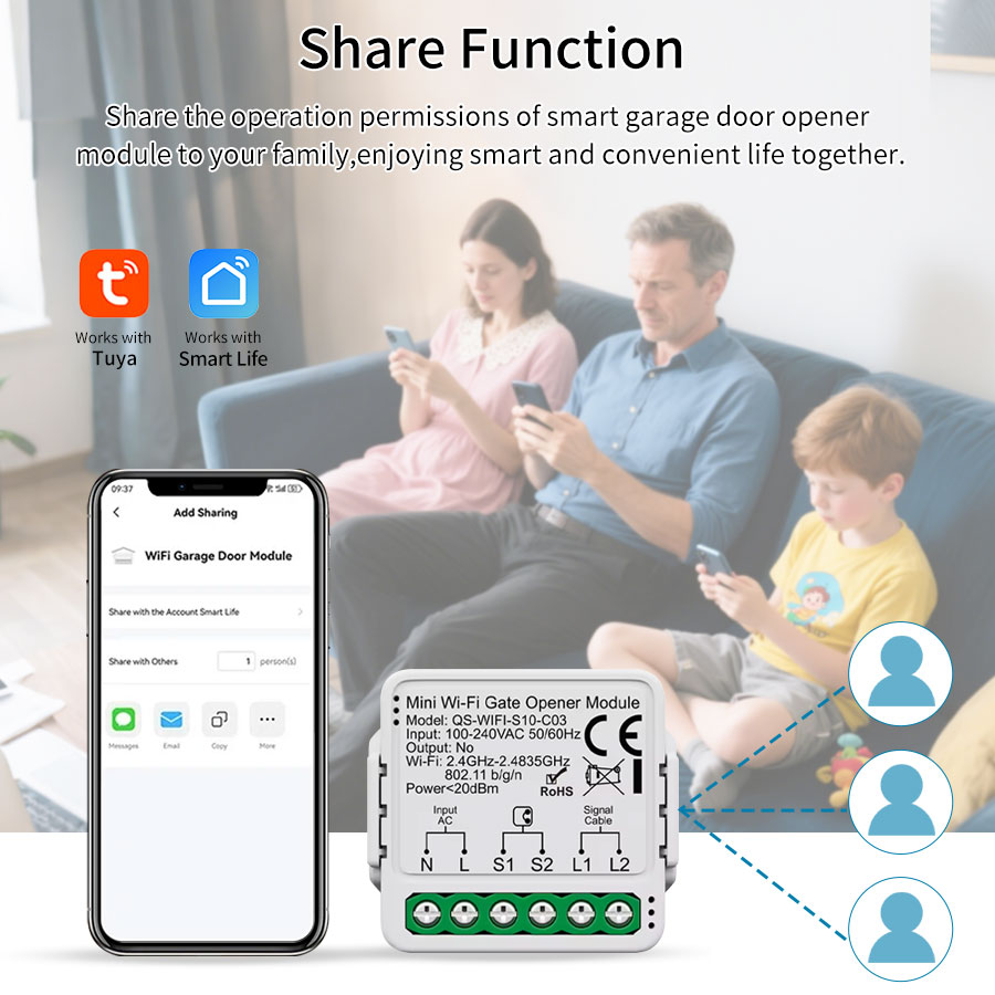 Tuya Smart WiFi or Zigbee Gara - огляд і ціна Smart Home Google Assistant
