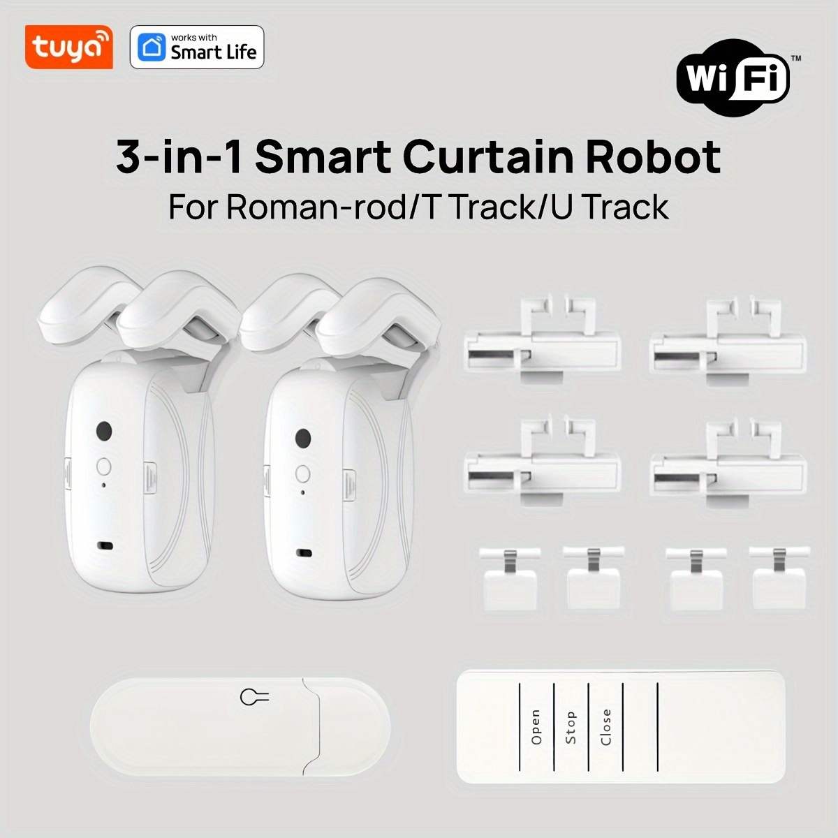 1/2PCS Tuya Smart WiFi Curtain - огляд і ціна Smart Curtain Robot