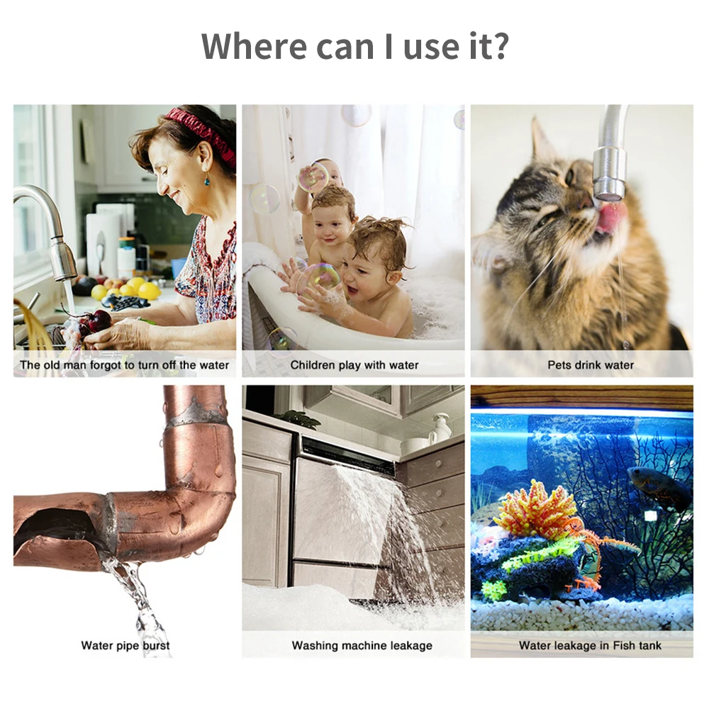 Tuya WiFi Zigbee Water Sensor  - огляд і ціна Smart Home Network