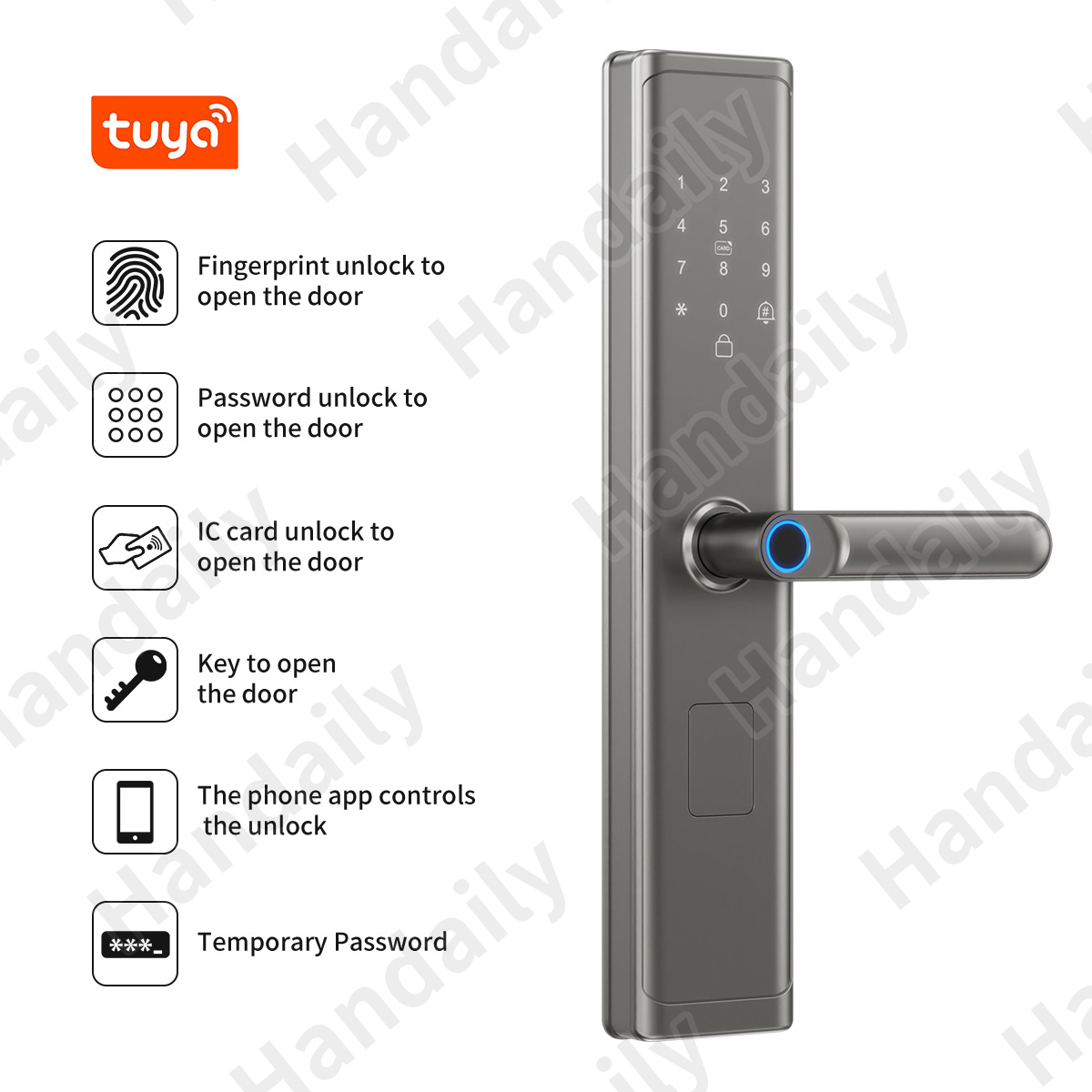 Tuya Wifi TTlock App Fingerpri - огляд і ціна Smart Home Lock