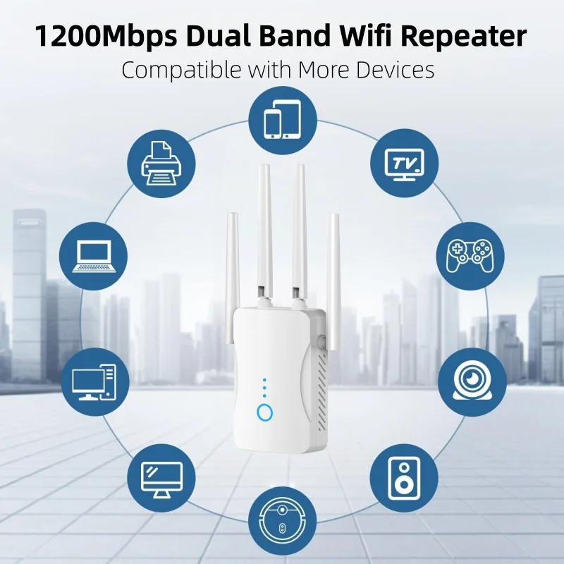 1200Mbps Dual Band WiFi Repeat - огляд і ціна Smart Home Network