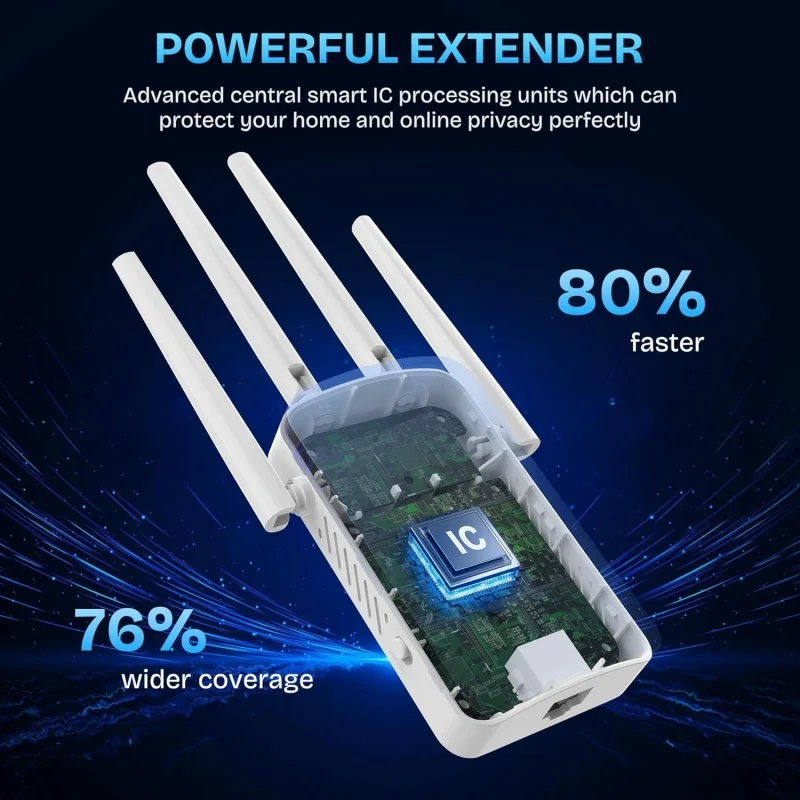 1200Mbps Dual Band WiFi Repeat - огляд і ціна Smart Home Network