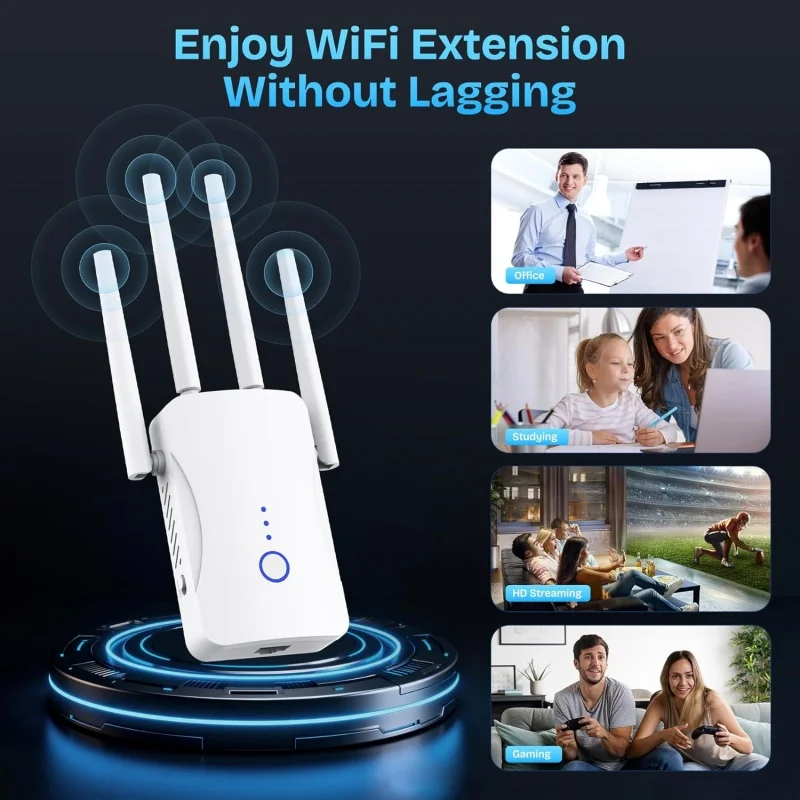 1200Mbps Dual Band WiFi Repeat - огляд і ціна Smart Home Network