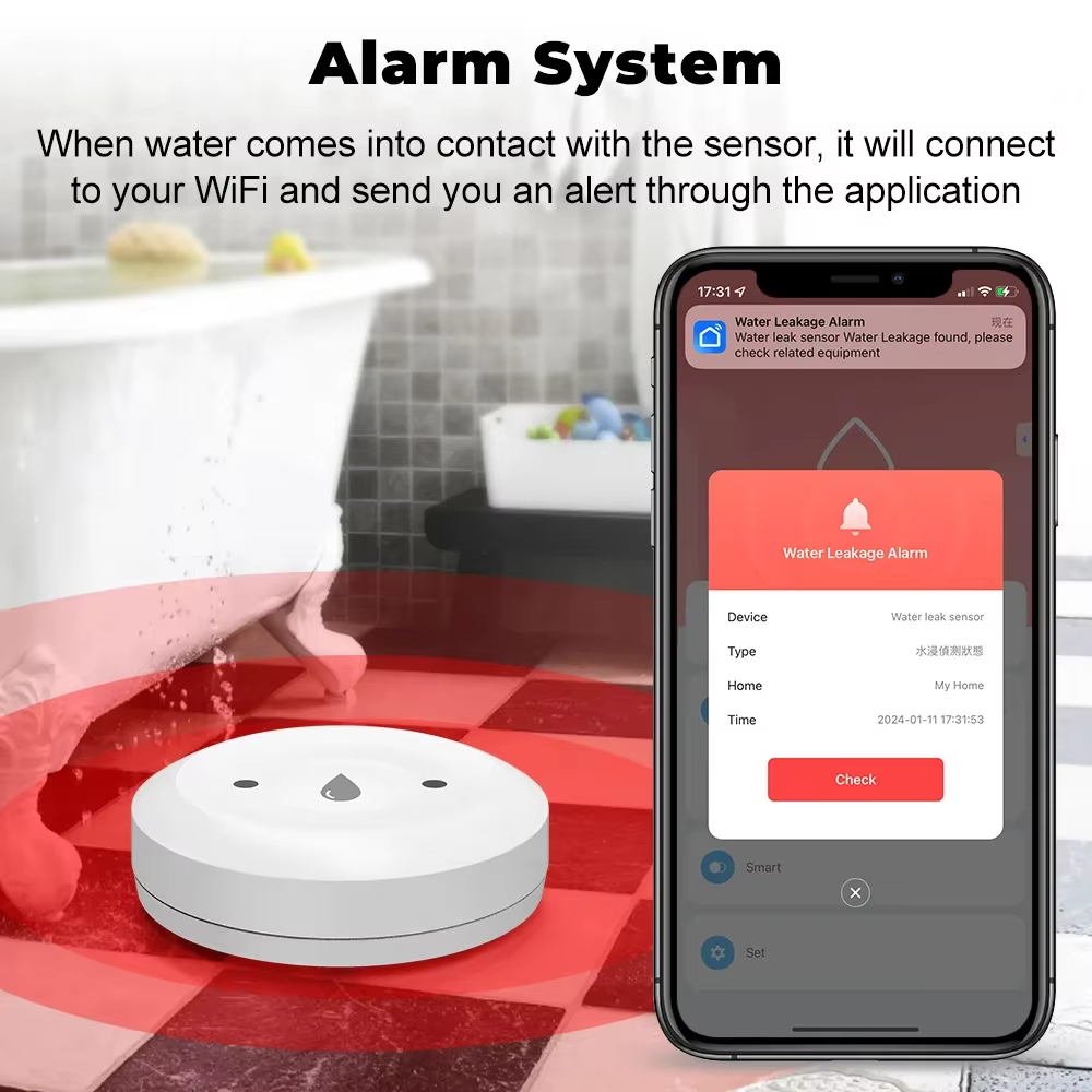 Tuya ZigBee 3.0 Water Leak Det - огляд і ціна Smart Home News