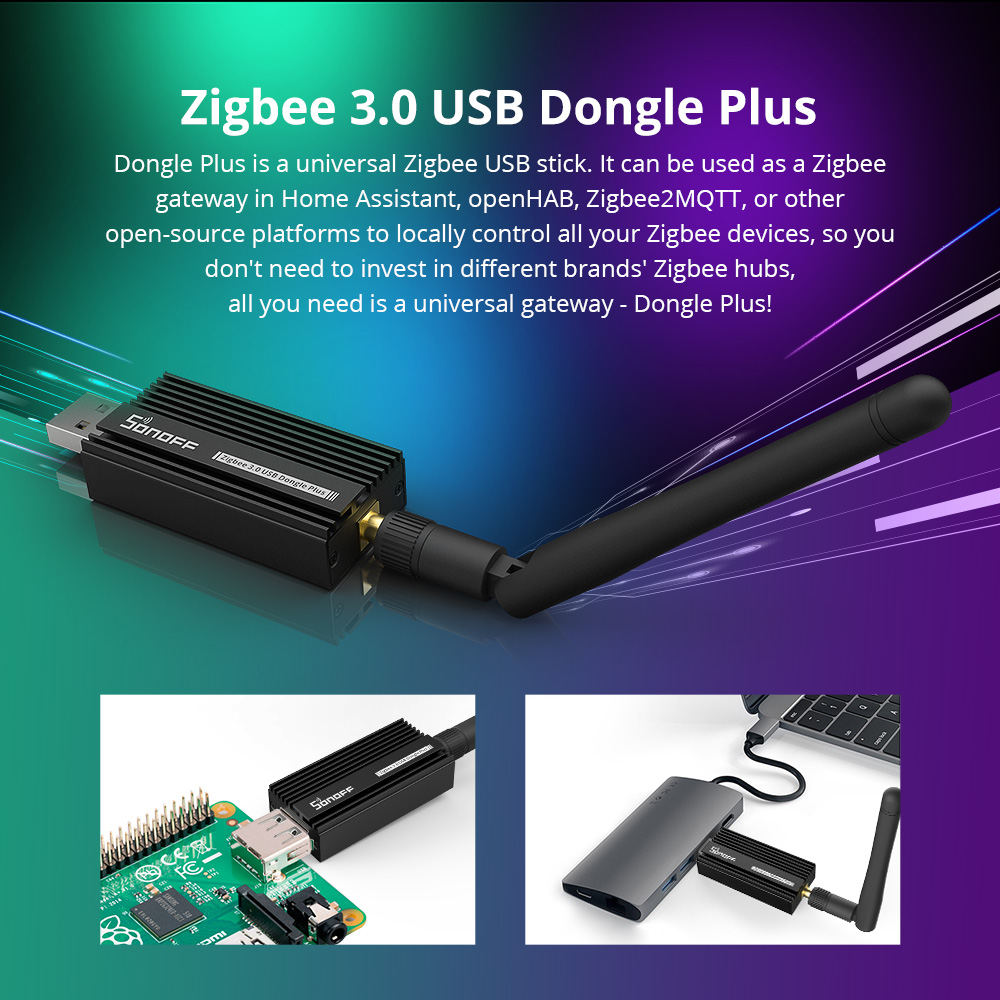 SONOFF Zigbee 3.0 USB Dongle P - огляд і ціна Smart Home Vimar