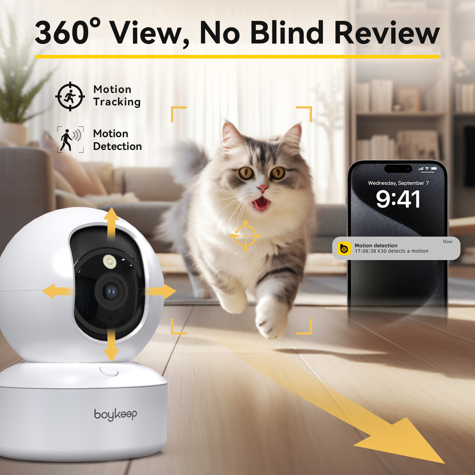BoyKeep Smart Camera 2K Securi - огляд і ціна Smart Home Battery Camera Ezviz