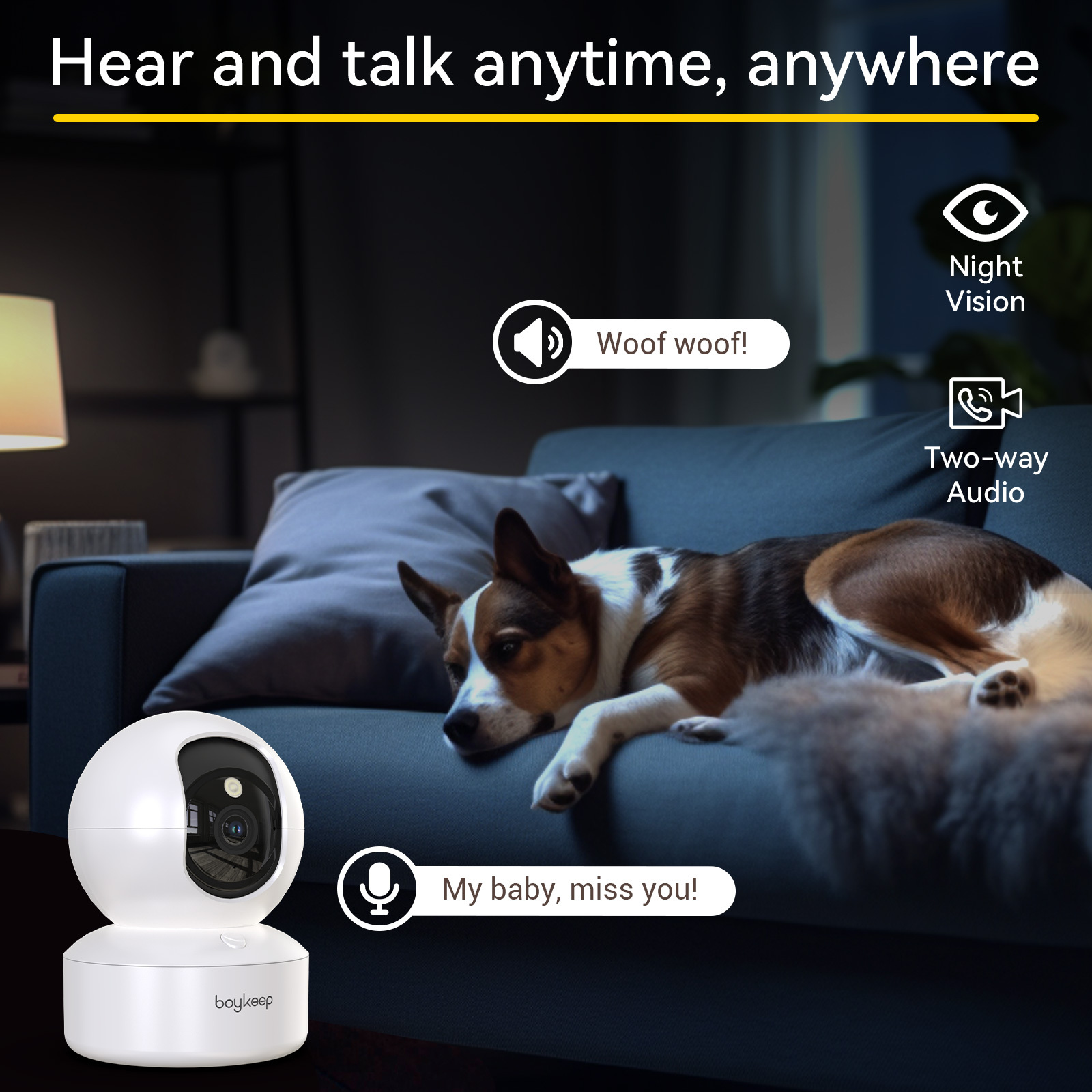 BoyKeep Smart Camera 2K Securi - огляд і ціна Smart Home Battery Camera Ezviz