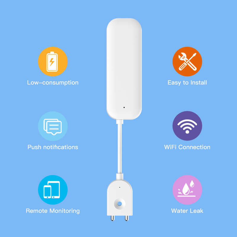 Tuya WiFi ZigBee Water Sensor  - огляд і ціна Smart Home Network