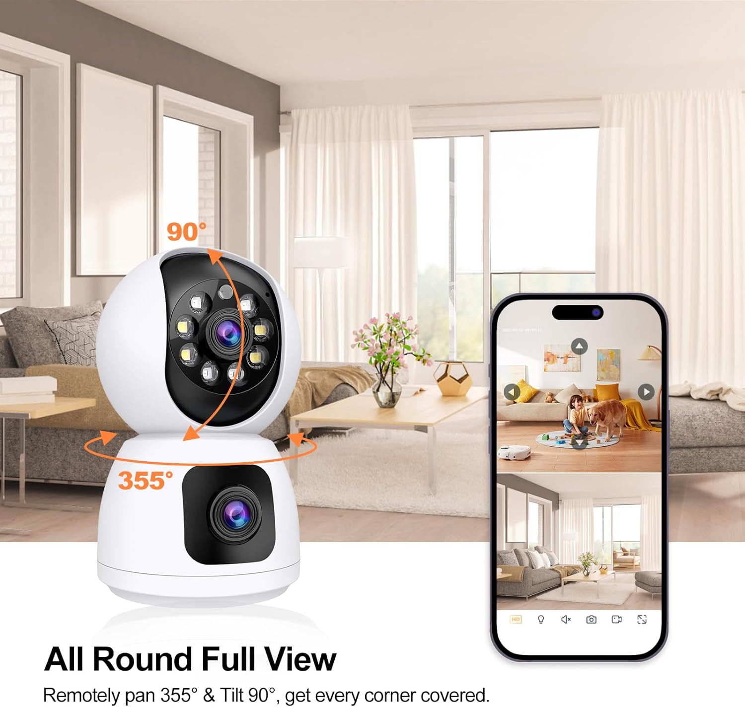 ANSVICAM Tuya Smart 4K 8MP Dua - огляд і ціна Smart Home Battery Camera Ezviz
