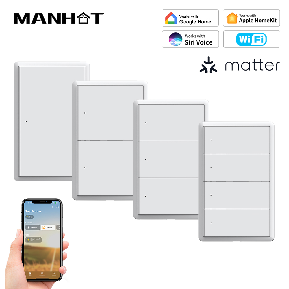 MANHOT Homekit WiFi Smart Swit - огляд і ціна Smart Home Google Assistant
