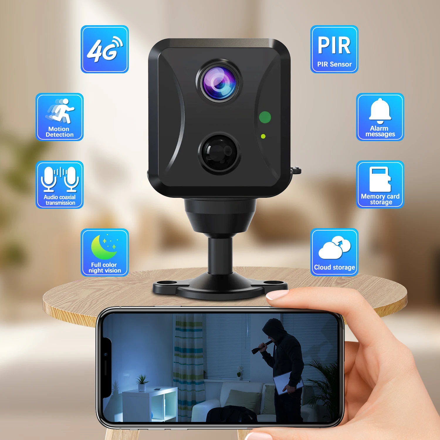 Ubox 5MP HD Mini Camera 4G Sim - огляд і ціна Smart Home Battery Camera Ezviz