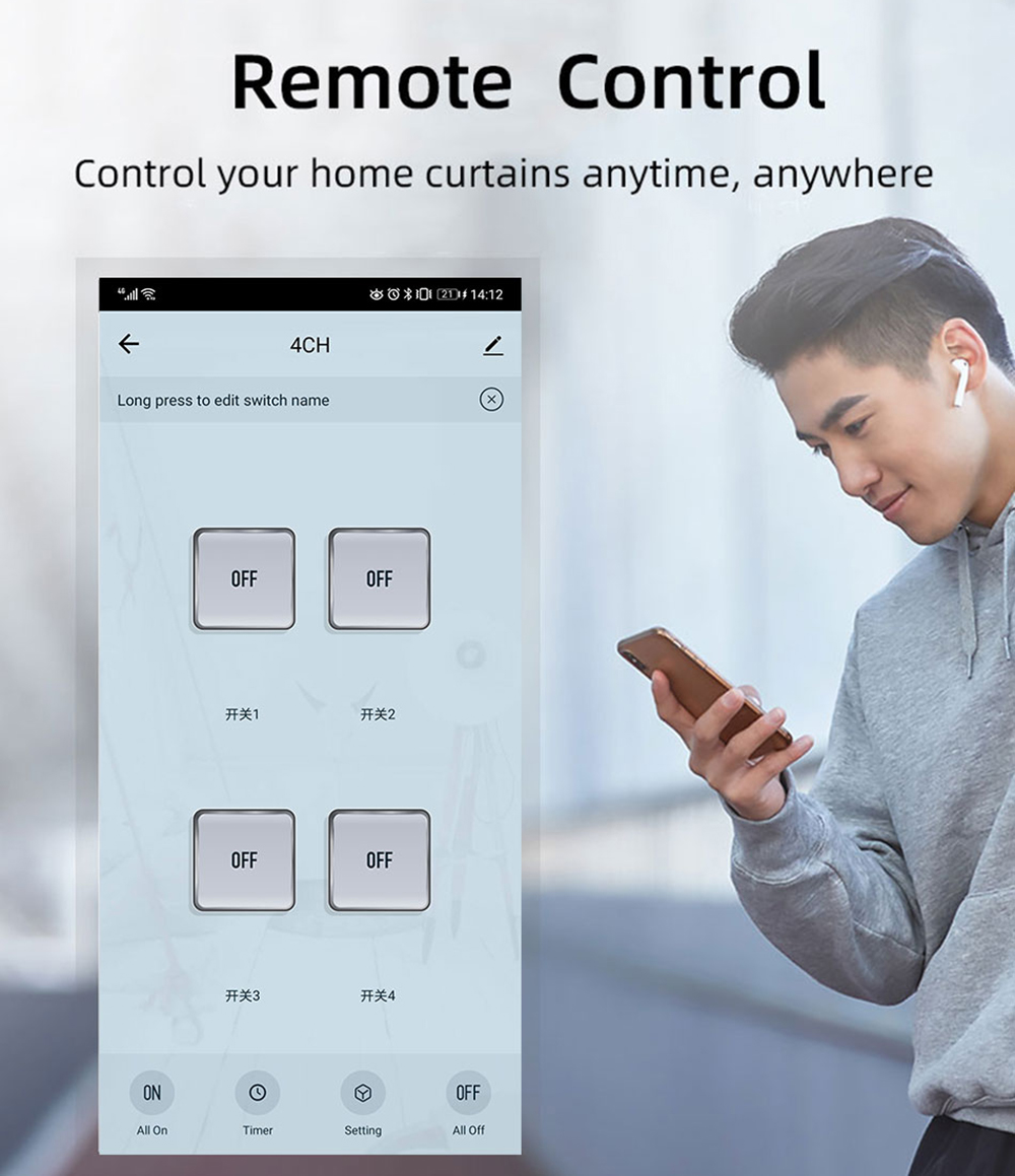 Tuya 4CH Zigbee Switch Relay M - огляд і ціна Smart Home Usb