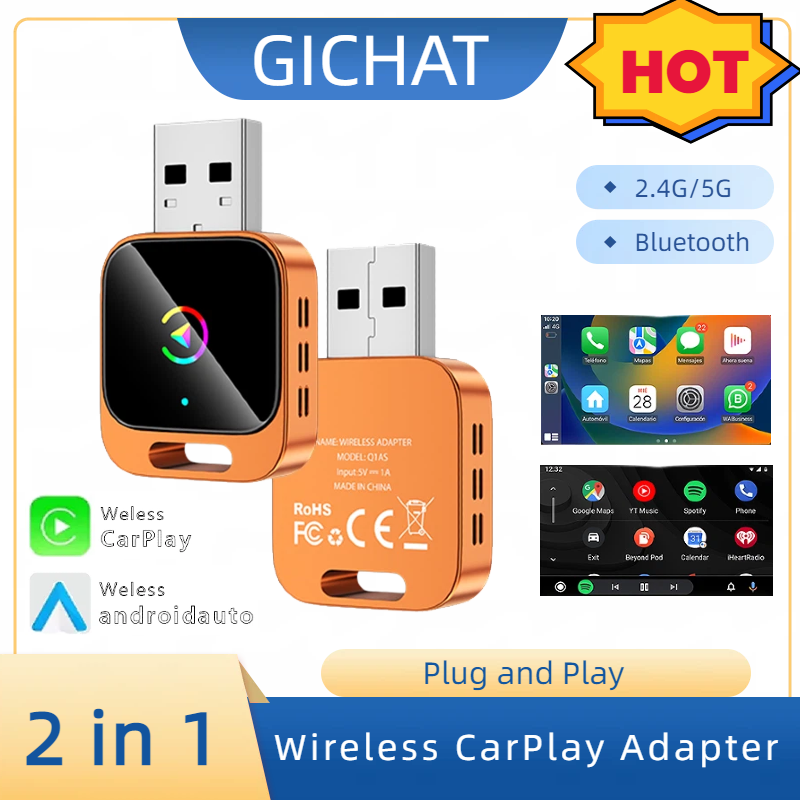2in1 Wireless CarPlay Dongle S - огляд і ціна Smart Home Usb
