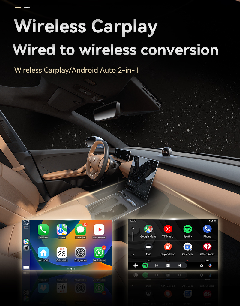 2in1 Wireless CarPlay Dongle S - огляд і ціна Smart Home Usb