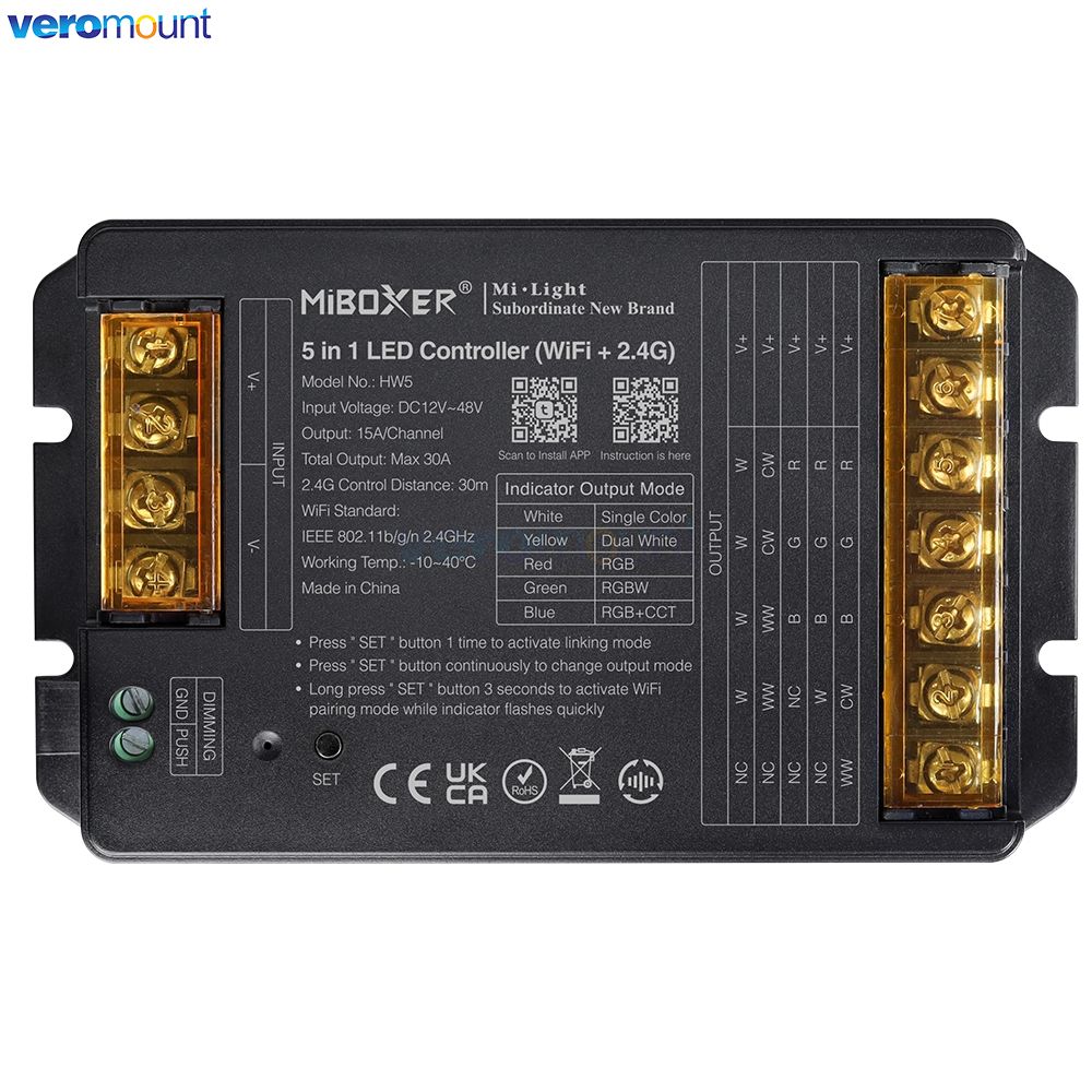 MiBoxer HW2 HR2 HZ2 2 in 1 HR5 - огляд і ціна Wifi Led Dimmer