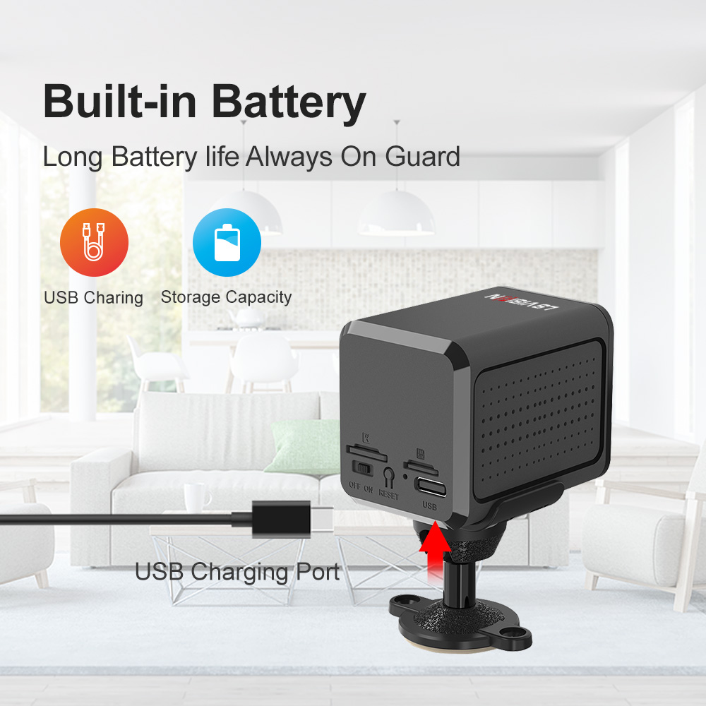 LS VISION Mini Camera 4g Sim C - огляд і ціна Smart Home Battery Camera Ezviz