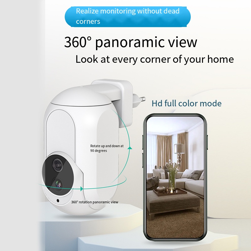 Tuya Wall Plug In Camera Wifi  - огляд і ціна Smart Home Battery Camera Ezviz